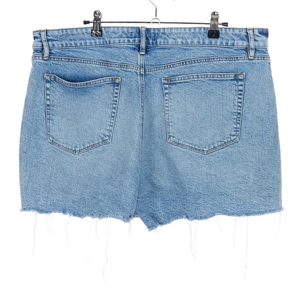 LOFT Cut Off Medium Wash Jeans Short Size 33 - Picture 2 of 6